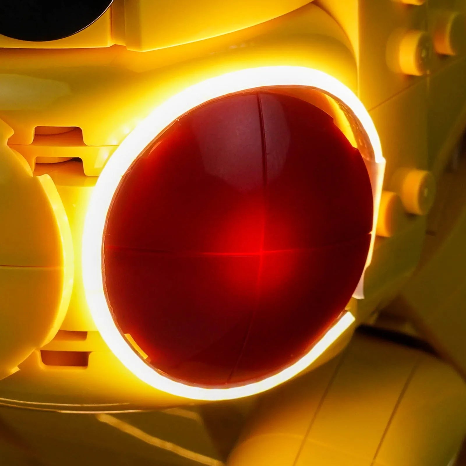 LED lighting kit for LEGO® Pokémon Pikachu and Poké Ball #72152, installed and glowing