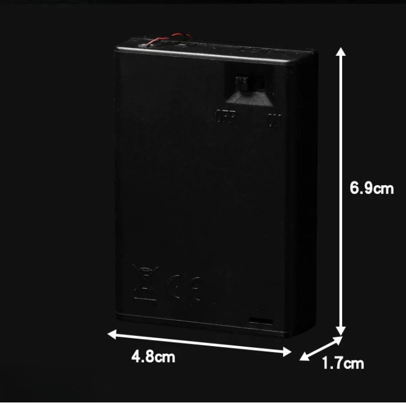 LEGO® lighting component: Power Battery Storage Case for LEGO DIY Light Kit – Secure & Reliable by Bright My Bricks