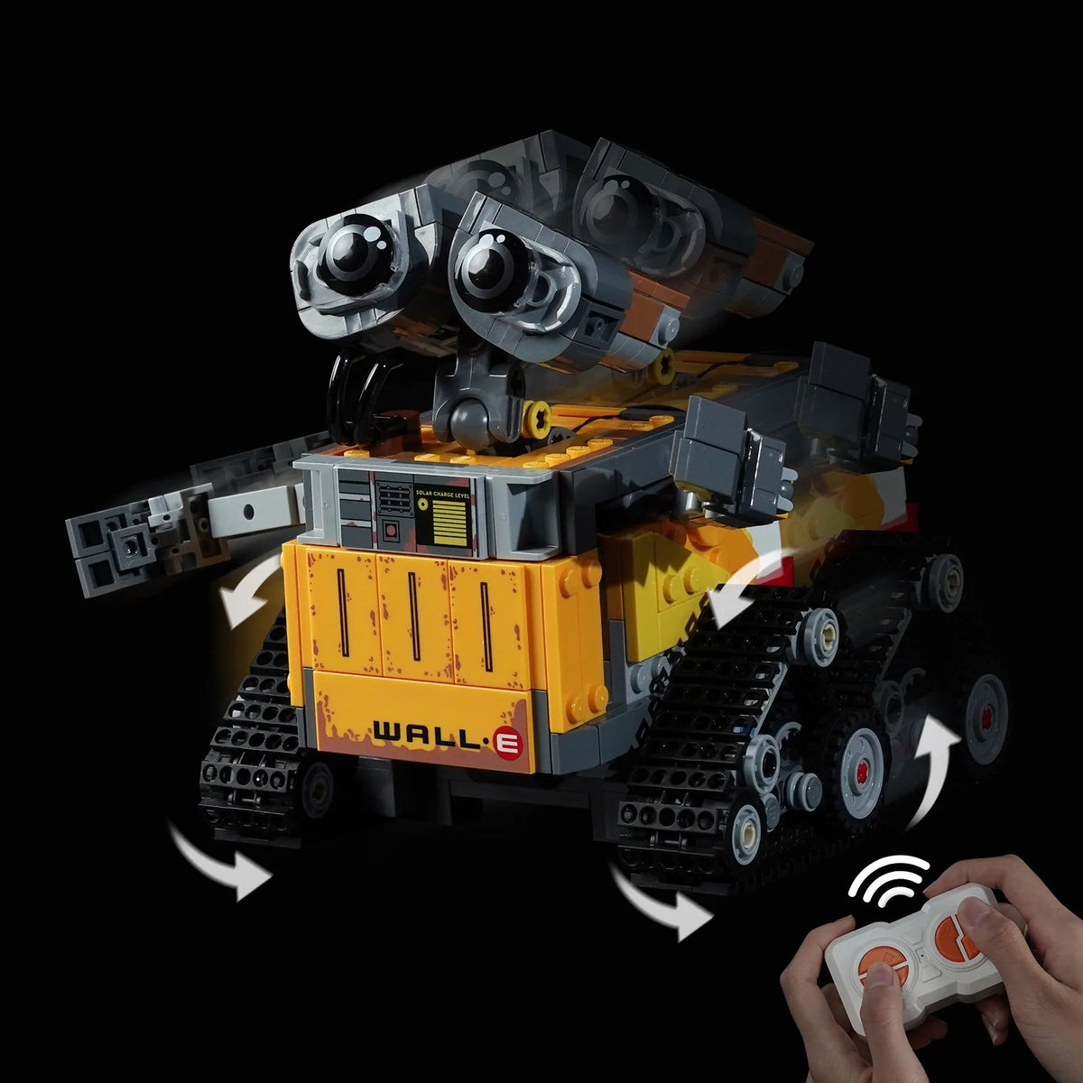 LEGO Power System Kit for LEGO Disney WALL-E and EVE #43279 with LED lights installed