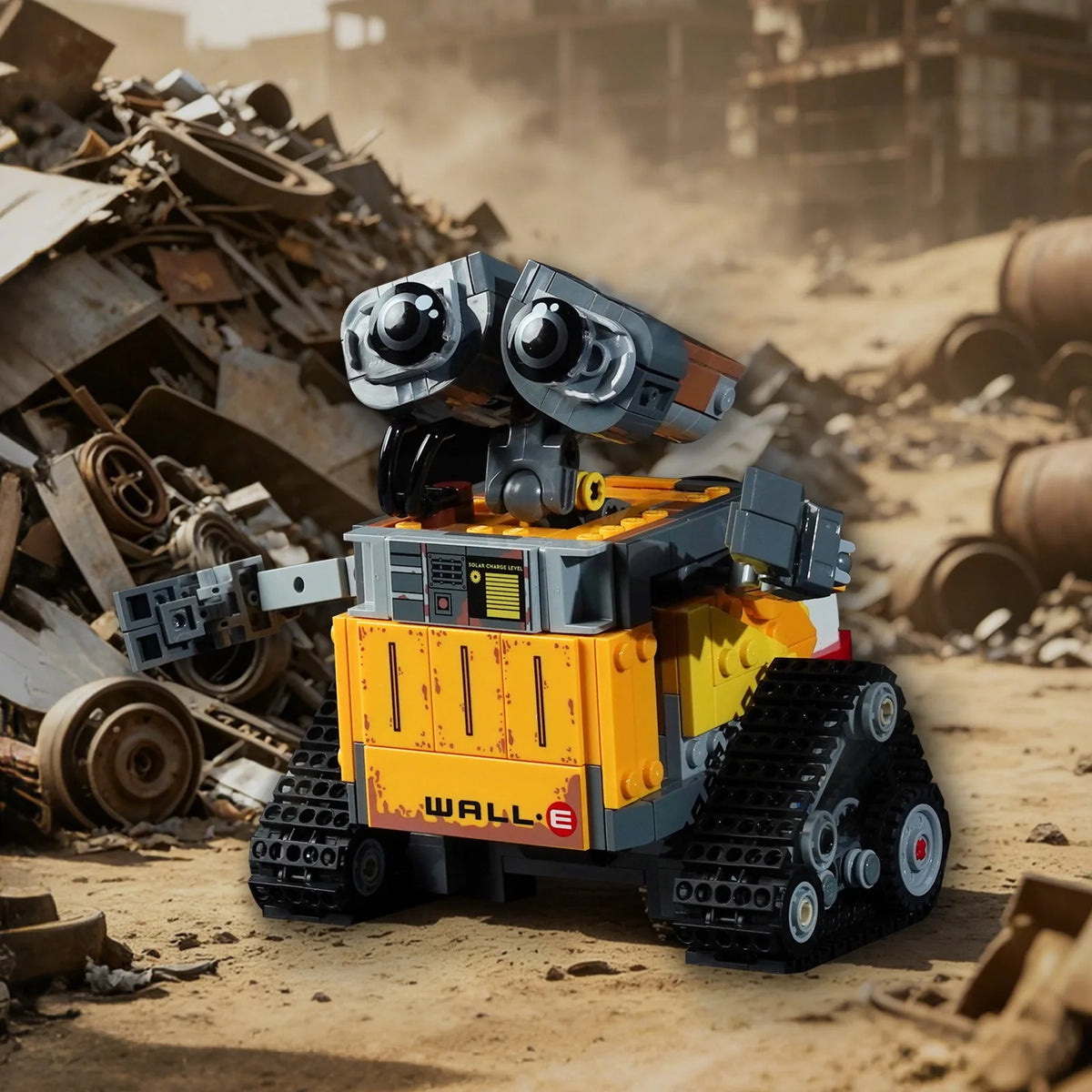 LEGO Power System Kit for LEGO Disney WALL-E and EVE #43279 illuminated at night