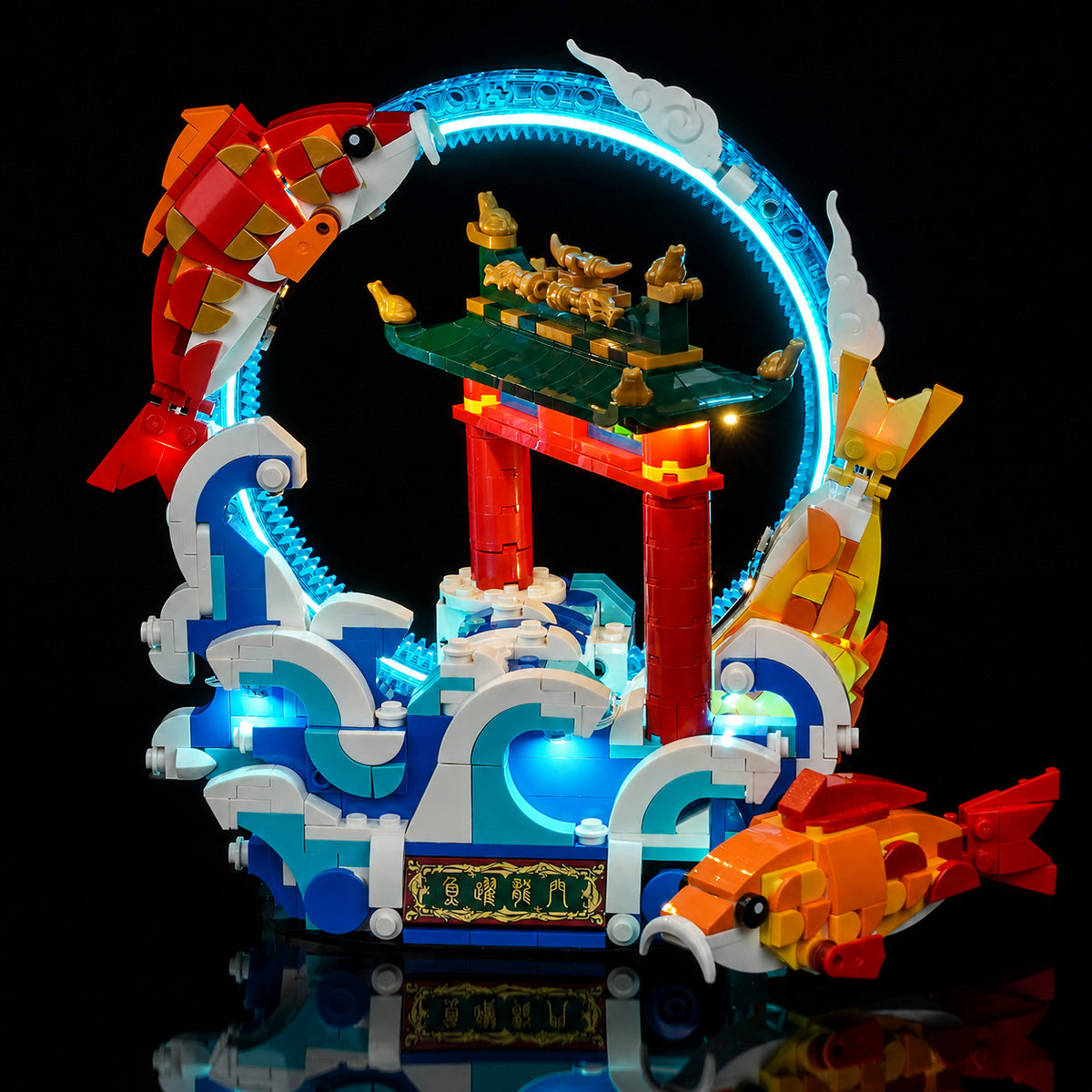 LED light kit for LEGO® Prosperity Carp Leaping #80120 | Bright My Bricks