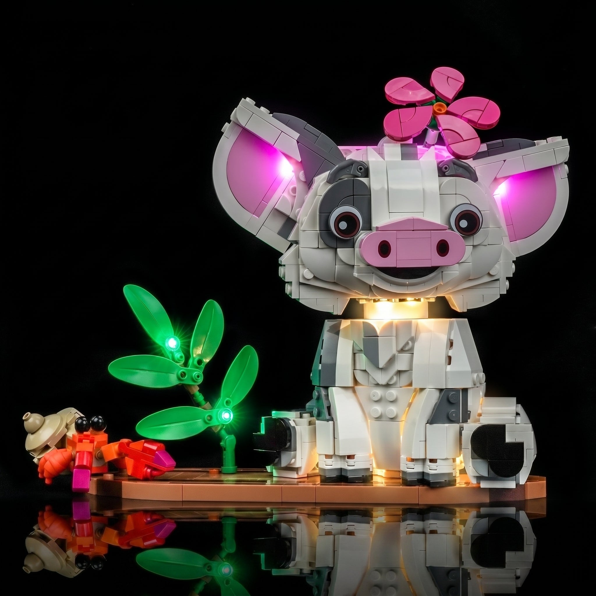 LEGO Pua #43292 LED lighting detail