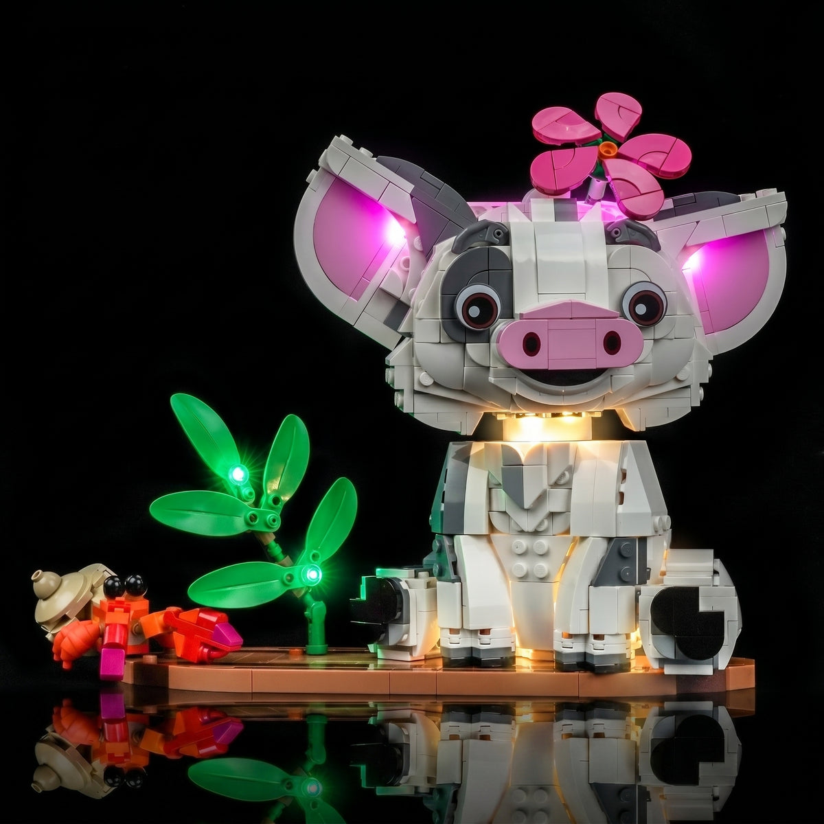 LEGO Pua #43292 LED lighting detail