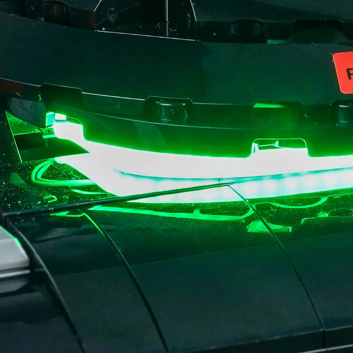 fully illuminated on display: Bright My Bricks LED light kit for LEGO® SEGA Genesis Console #40926