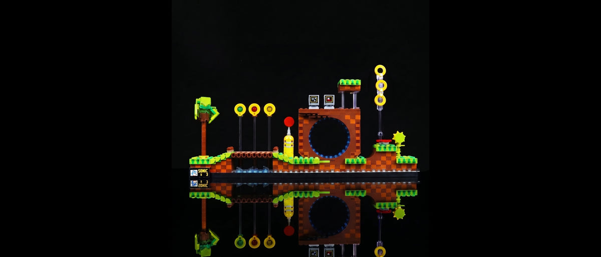 Kit LED pour LEGO® Sonic the Hedgehog™ – Green Hill Zone #21331 — standard build, without the LED light kit