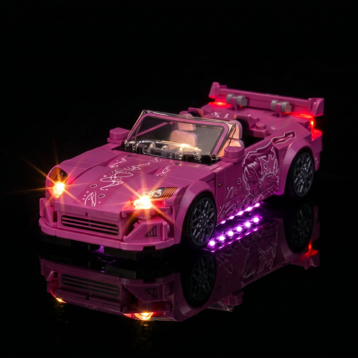 LED light kit for LEGO® Speed Champions 2 Fast 2 Furious Honda S2000 #77241 | Bright My Bricks