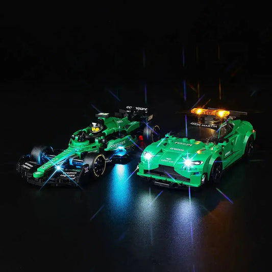LED light kit for LEGO® Speed Champions Aston Martin Safety Car & AMR23 #76925 | Bright My Bricks