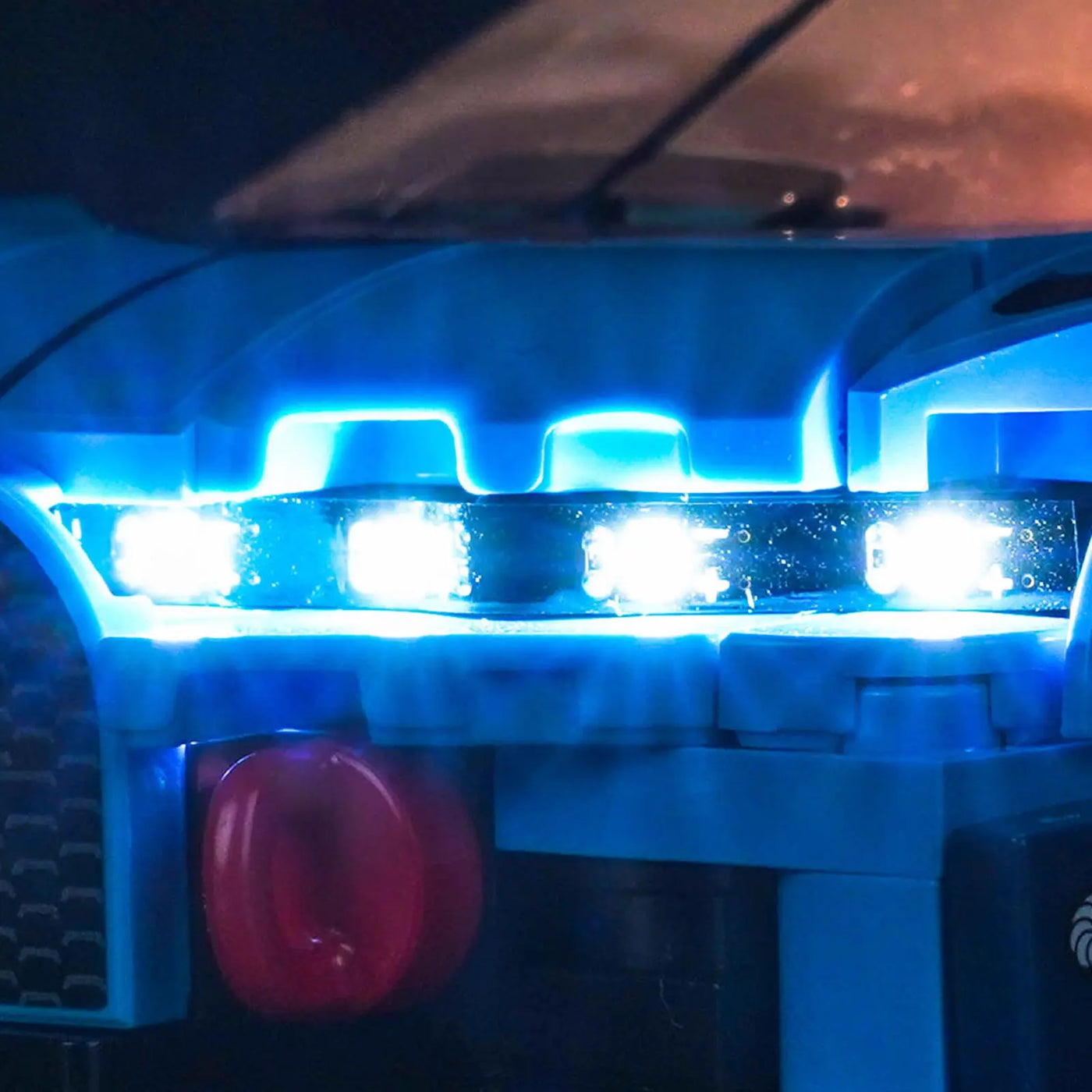 RGB LED light kit for LEGO® Speed Champions Bugatti Vision GT Hyper Sports Car #77253, display lighting in a dark room