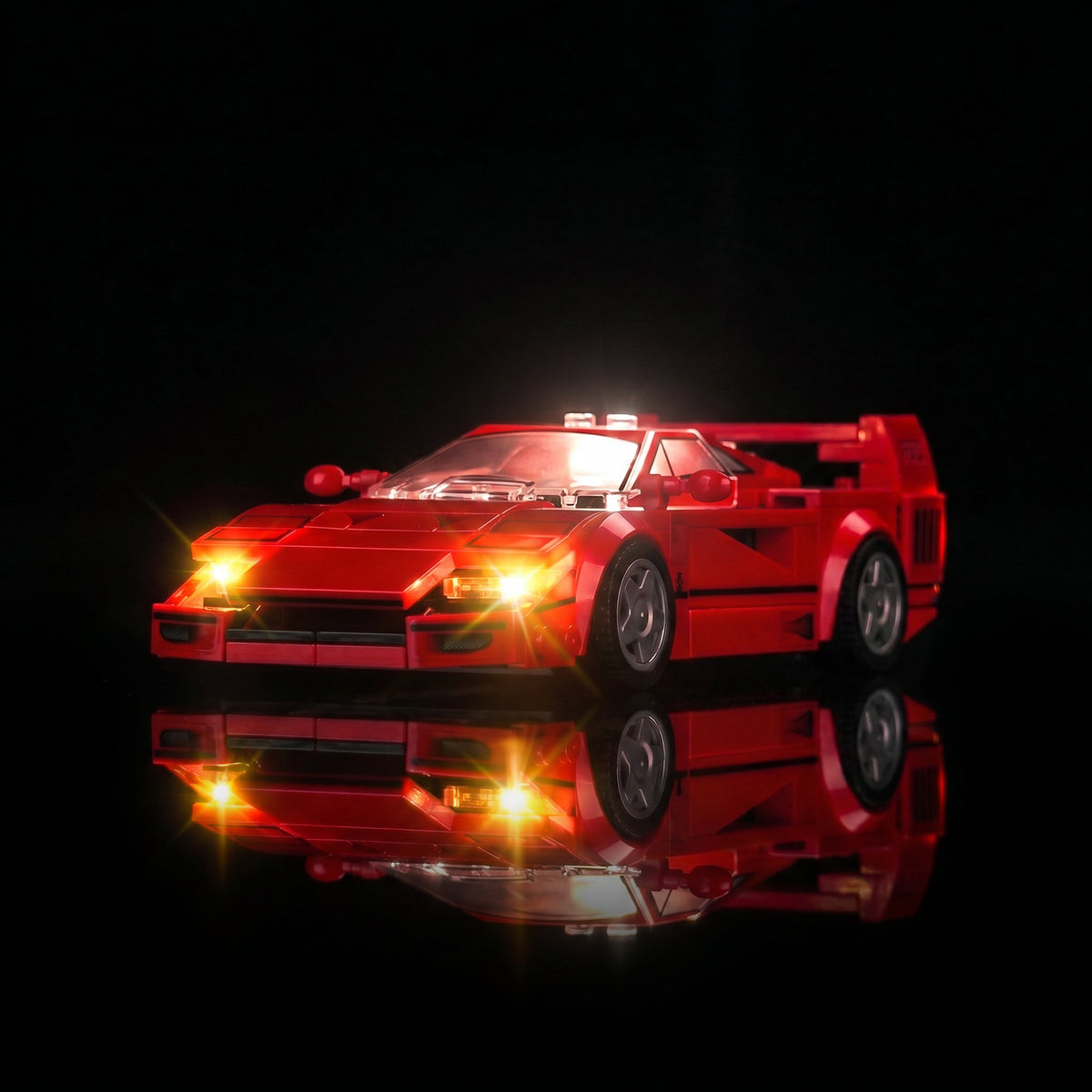 LED light kit for LEGO® Speed Champions Ferrari F40 Supercar #76934 | Bright My Bricks