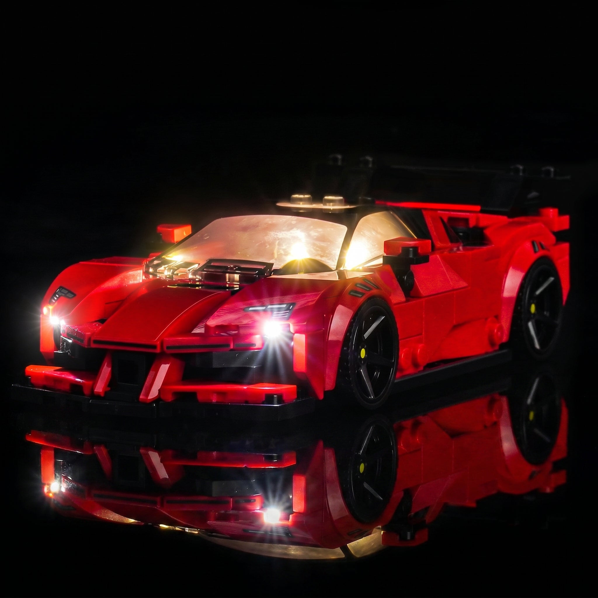 LED light kit for LEGO® Speed Champions Ferrari SF90 XX Stradale Sports Car #77254 | Bright My Bricks