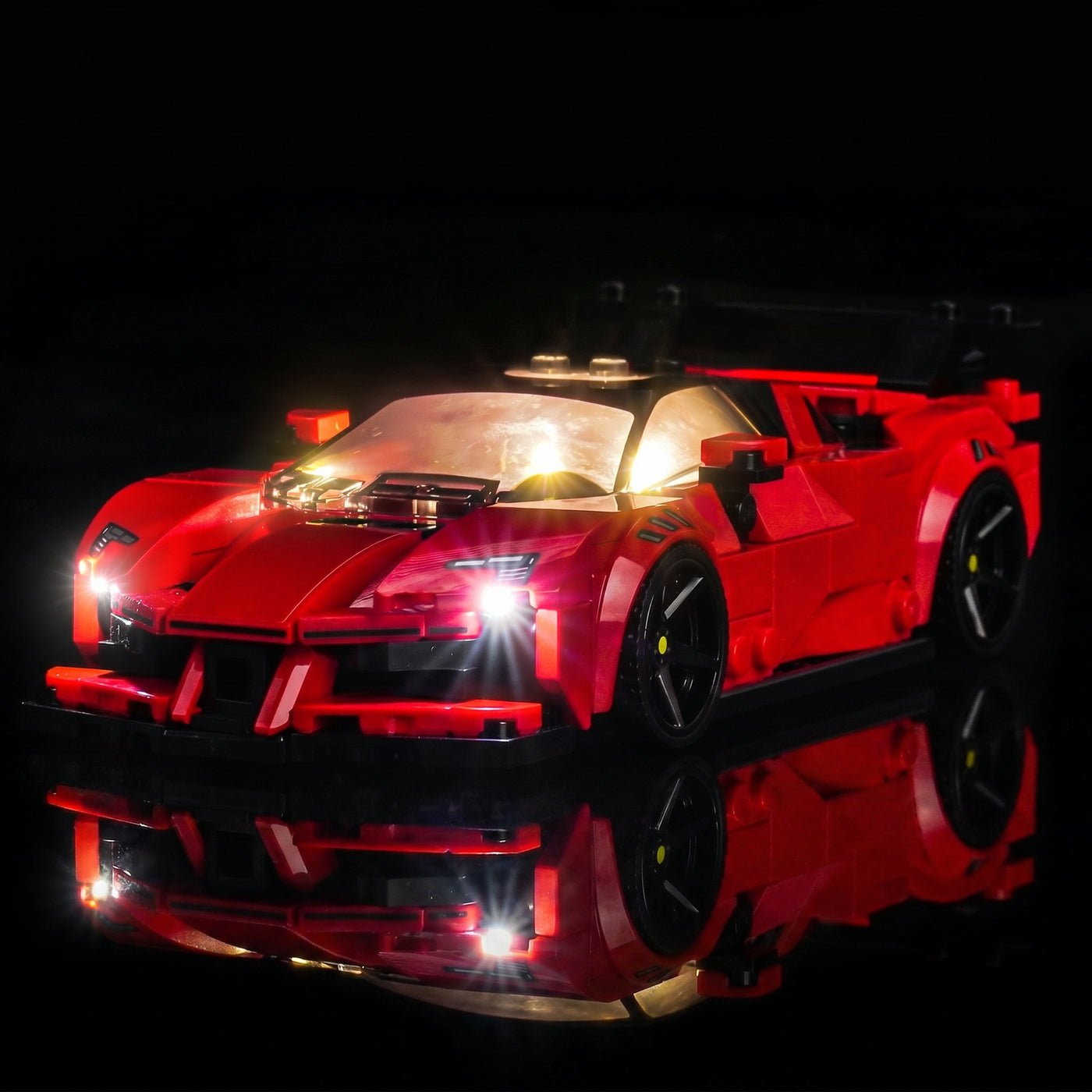 LED light kit for LEGO® Speed Champions Ferrari SF90 XX Stradale Sports Car #77254 | Bright My Bricks