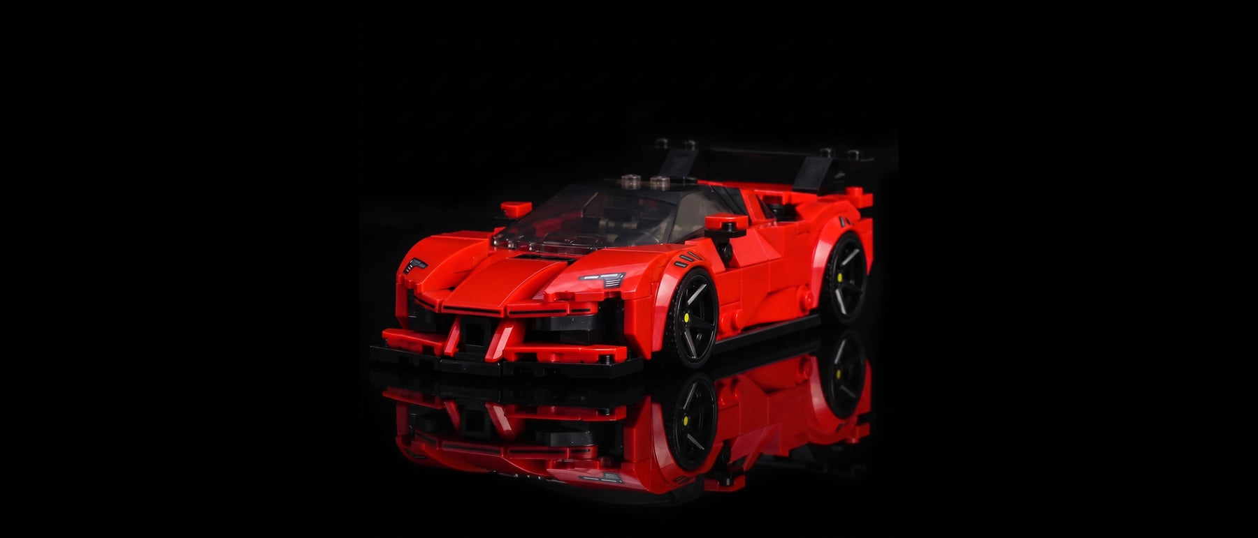LED-Beleuchtungsset für LEGO® Ferrari SF90 XX Stradale Sportwagen #77254 — standard build, without the LED light kit