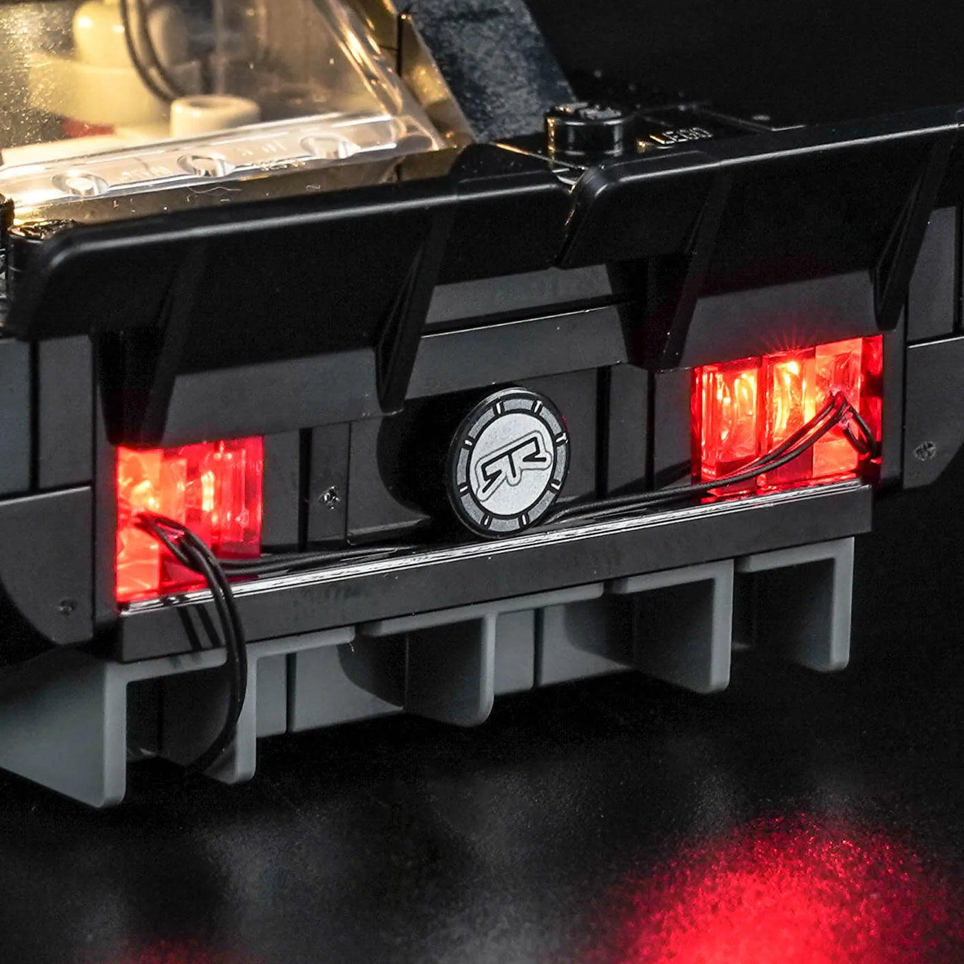 custom LED lighting for LEGO® Speed Champions Ken Block Hoonicorn Mustang V1 #77262, LED kit powered on