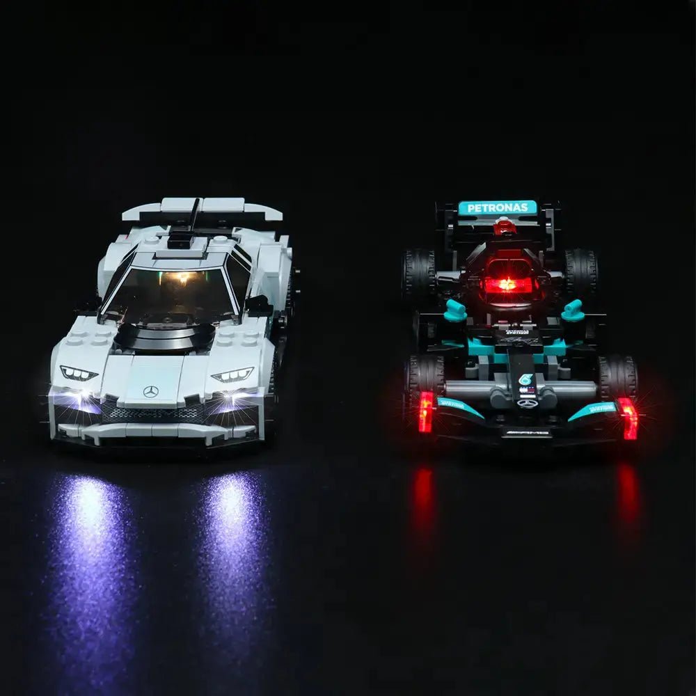 LED-Beleuchtungsset für LEGO® Mercedes-AMG F1 W12 E Performance & Mercedes-AMG Project One #76909