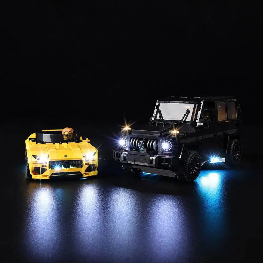 Light Kit for LEGO Speed Champions Mercedes-AMG G 63 & Mercedes-AMG SL 63 #76924 - Bright My Bricks