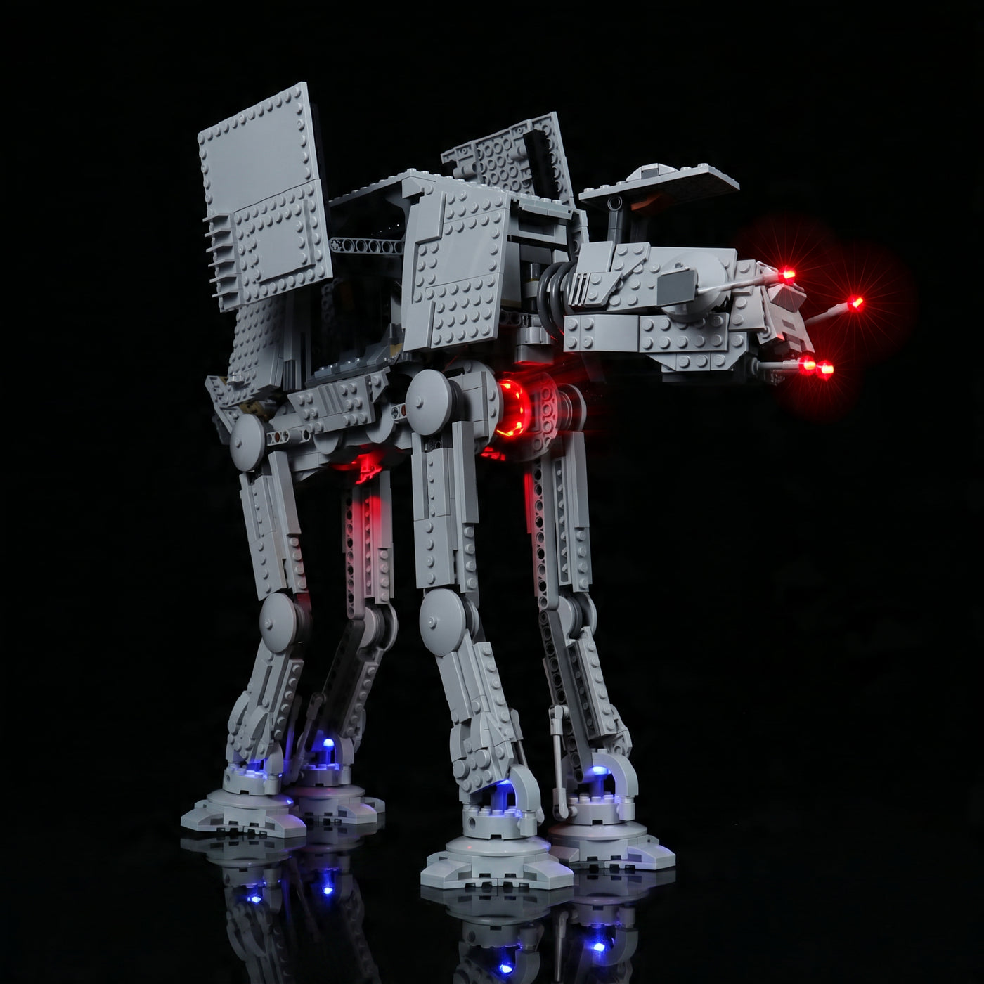 LED lighting kit for LEGO® Star Wars AT-AT #75288, brightened interior detail