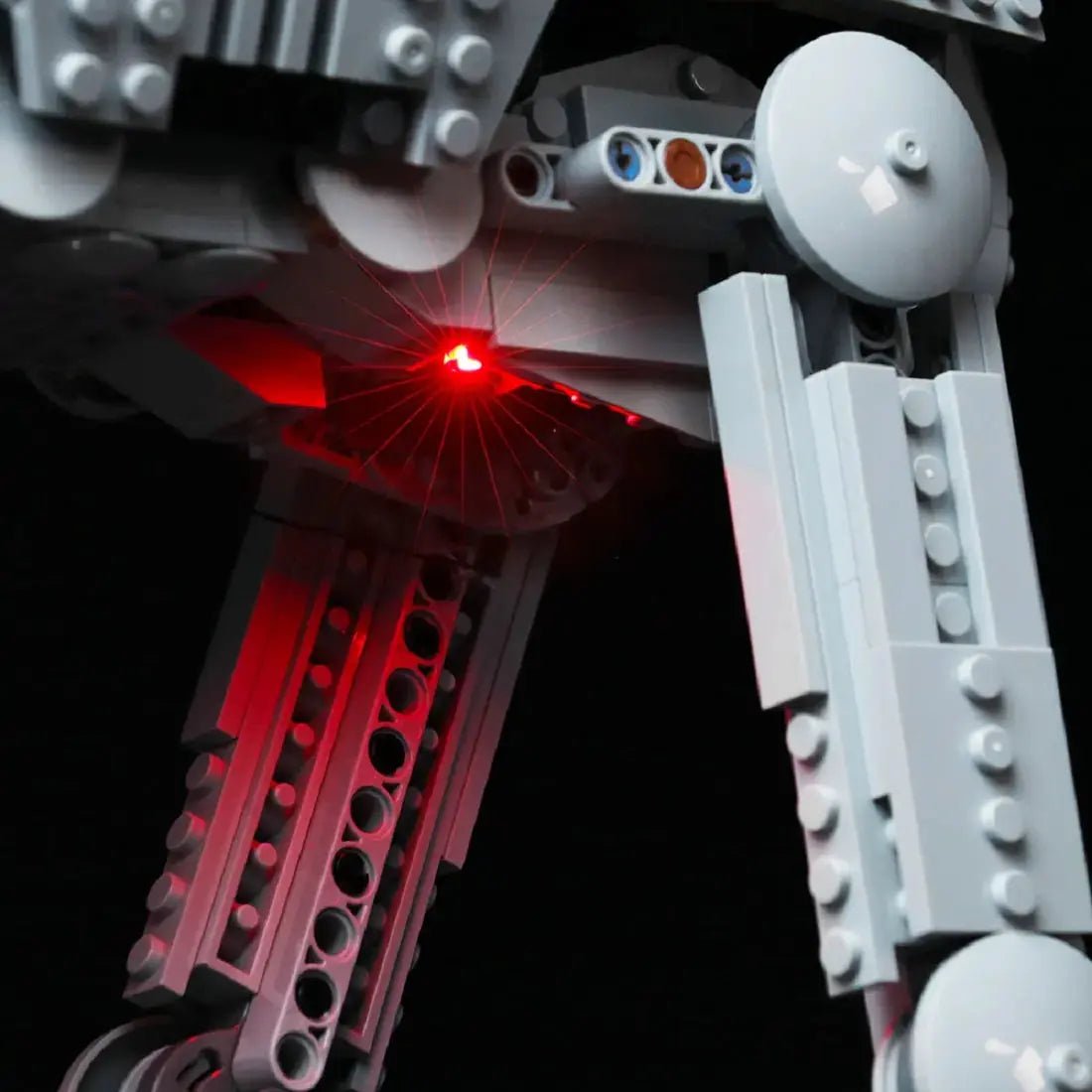 display light kit for LEGO® Star Wars AT-AT #75288, lighting effect on the build