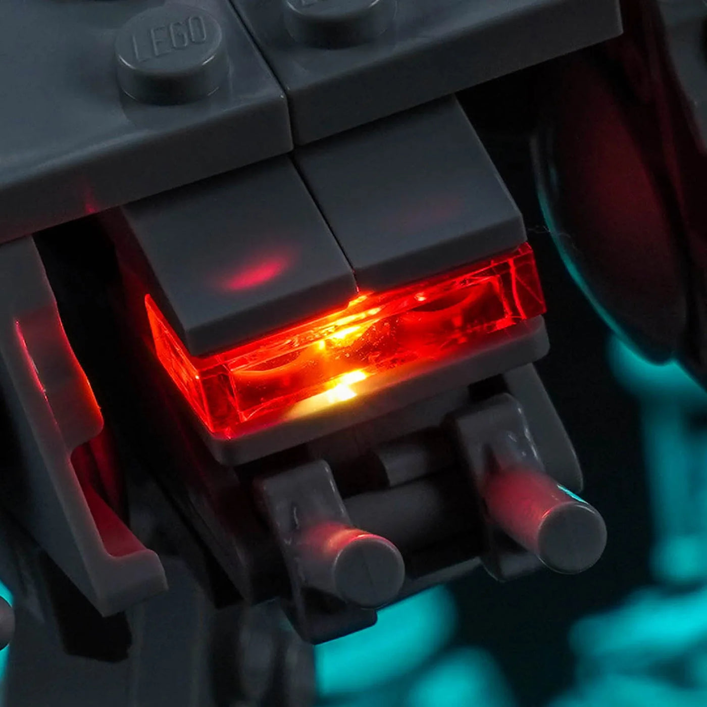 LED kit powered on: Bright My Bricks light kit for LEGO® Star Wars AT-AT #75440