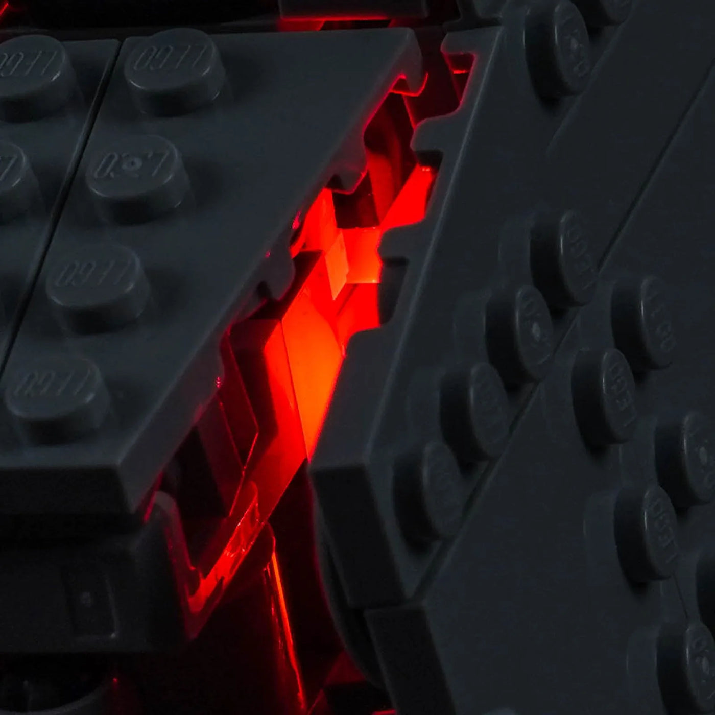 LEGO® Star Wars AT-AT #75440 — fully illuminated on display (LED light kit)