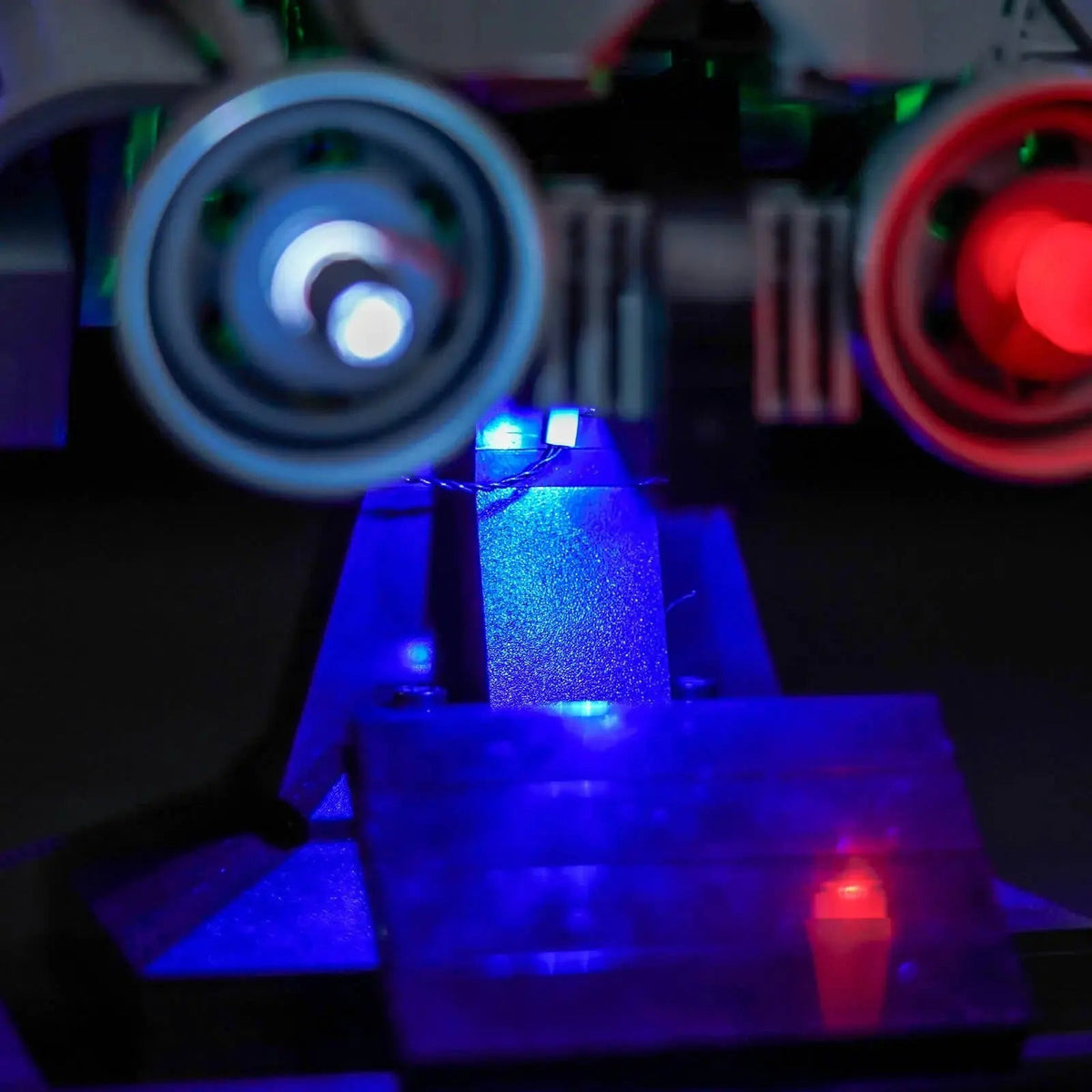 Bright My Bricks LED lighting kit for LEGO® Star Wars AT-AT Driver Helmet #75429 — night-mode display glow