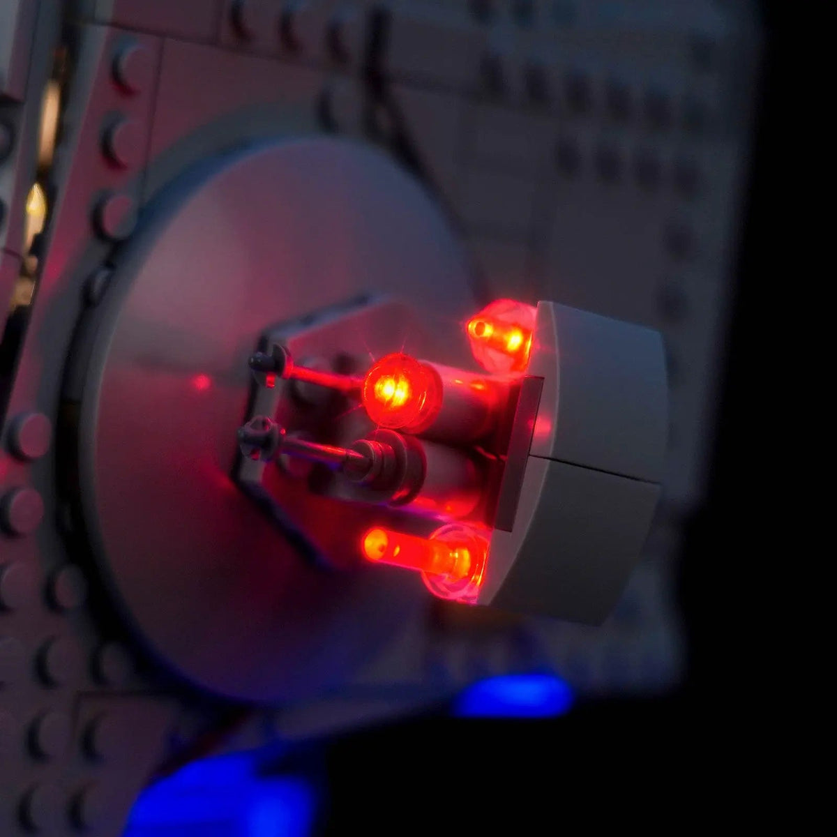 LEGO® Star Wars AT-ST Walker #75417 — illuminated at night (LED lights)