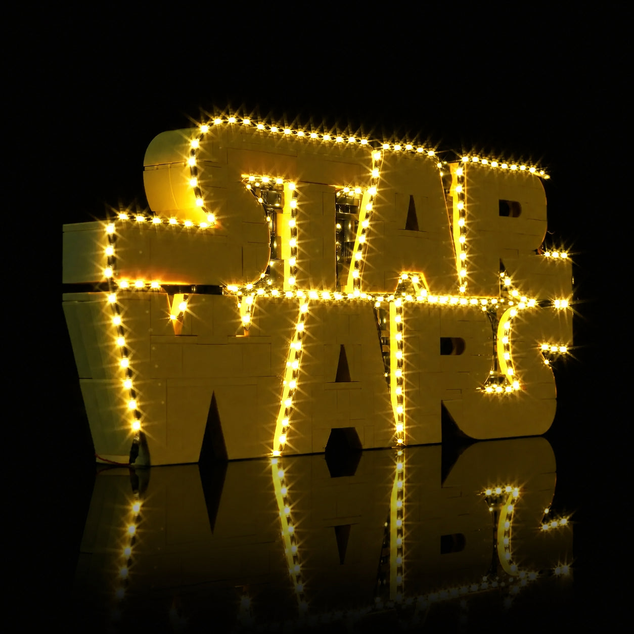 LED light kit for LEGO® Star Wars Brick-Built Star Wars Logo #75407 | Bright My Bricks
