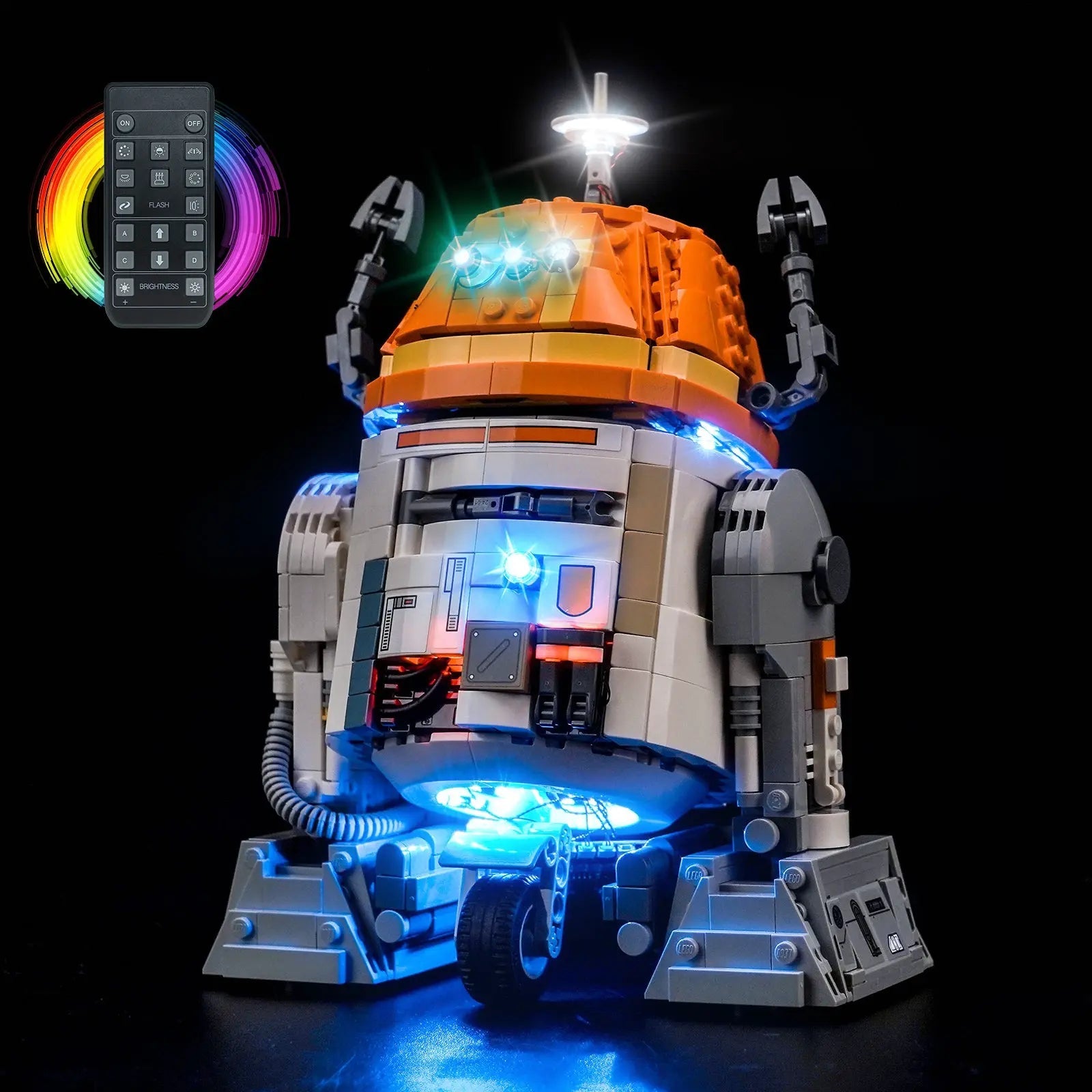 Light Kit for LEGO Star Wars Chopper (C1-10P) Astromech Droid #75416 - Bright My Bricks