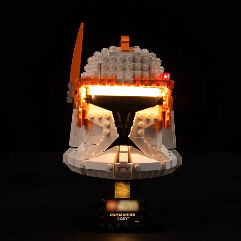 LED light kit for LEGO® Star Wars Clone Commander Cody Helmet #75350 | Bright My Bricks