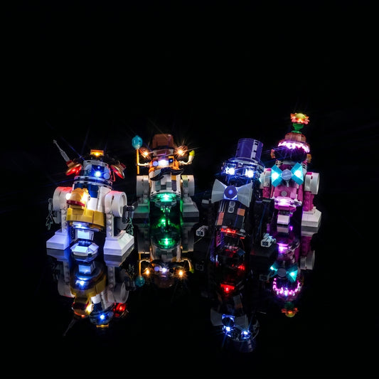 LEGO® Star Wars Creative Play Droid Builder #75392 — lighting effect on the build (display light kit)