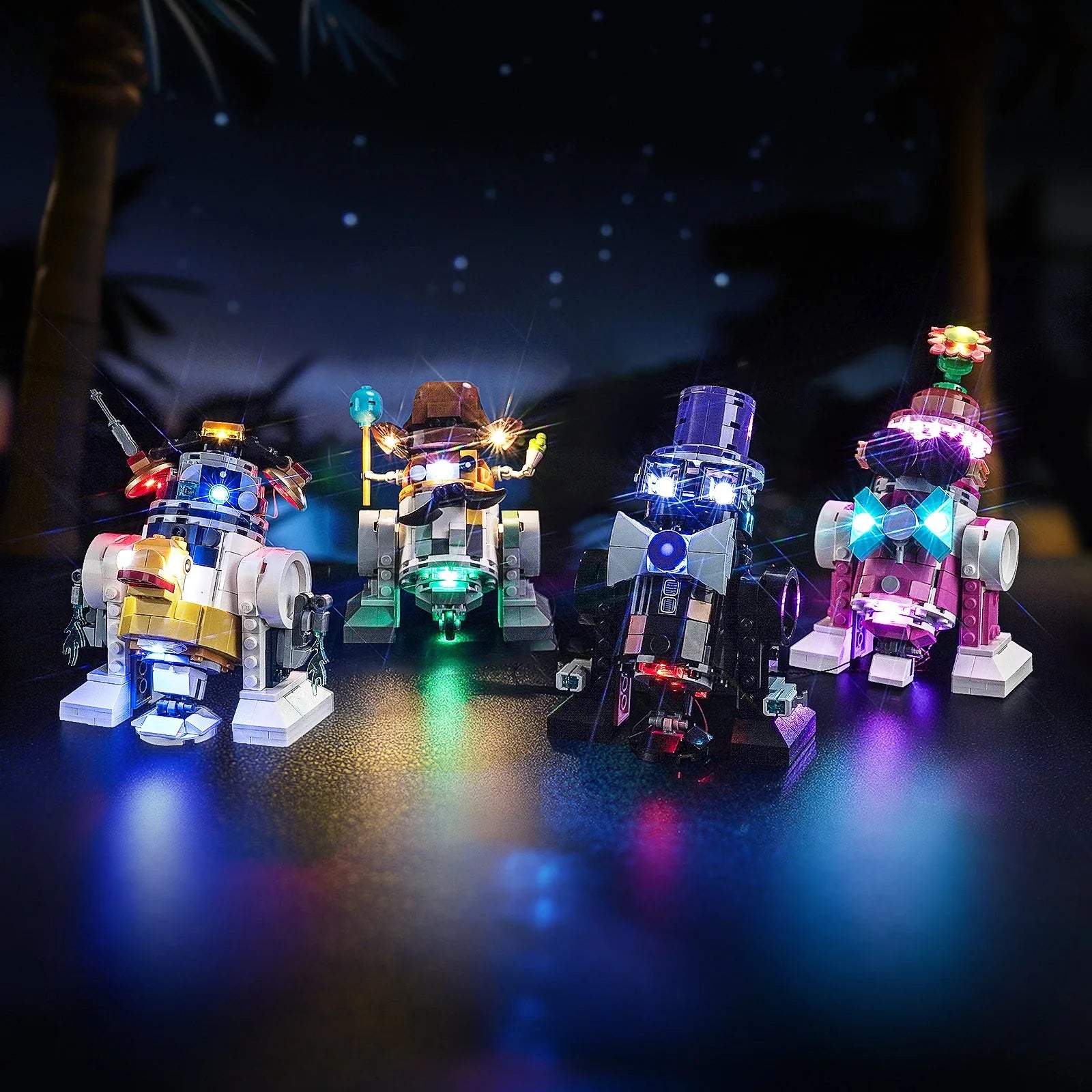 LEGO® Star Wars Creative Play Droid Builder #75392 — LED strips and bricks detail (custom LED lighting)