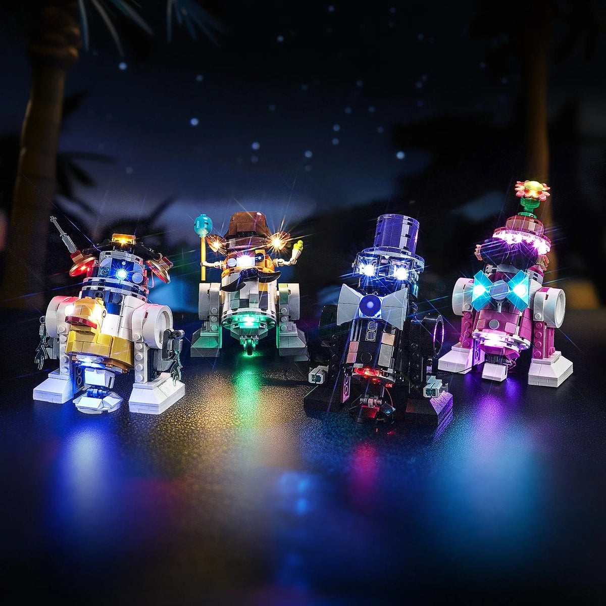 LEGO® Star Wars Creative Play Droid Builder #75392 — LED strips and bricks detail (custom LED lighting)