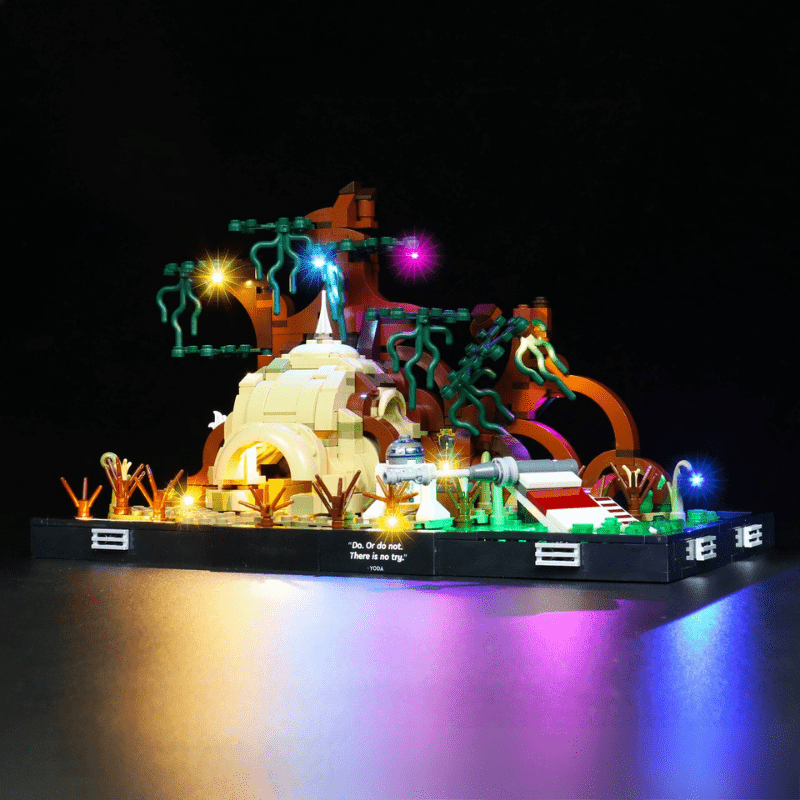 Light Kit for LEGO Dagobah Jedi Training Diorama 75330 - Bright My Bricks