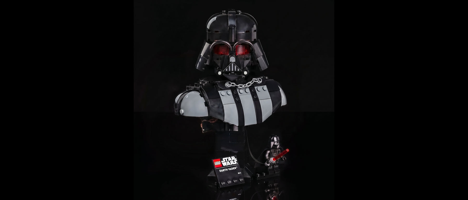 LED-Beleuchtungsset für LEGO® Darth Vader™ Büste #75439 — standard build, without the LED light kit