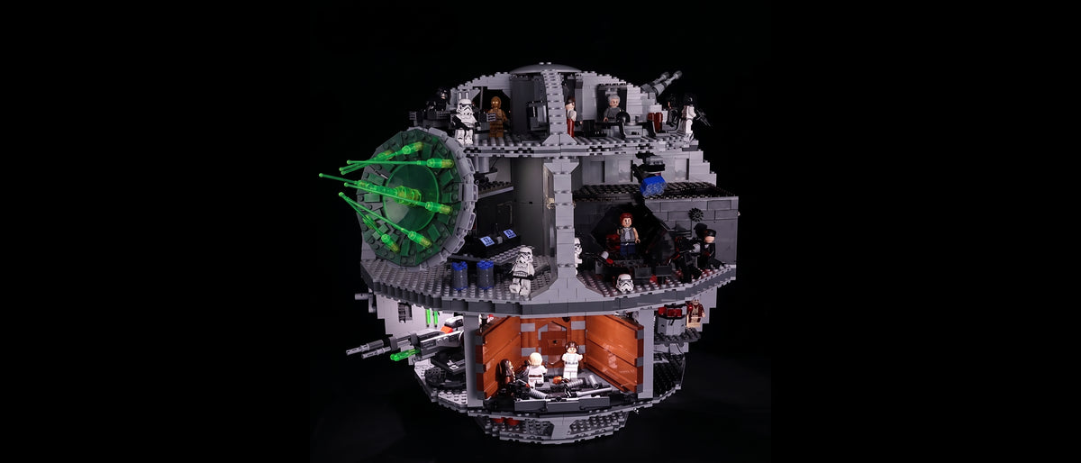 LED-Beleuchtungsset für LEGO® Star Wars™ Death Star™ #75159 — standard build, without the LED light kit