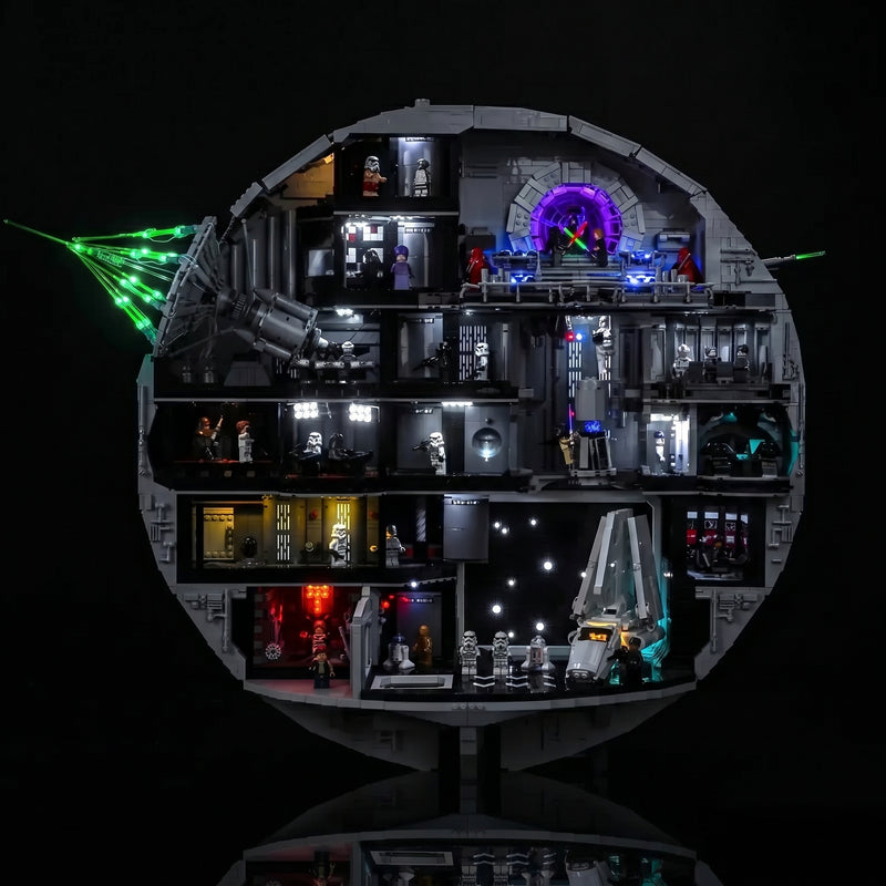 LED light kit for LEGO® Star Wars Death Star #75419 | Bright My Bricks