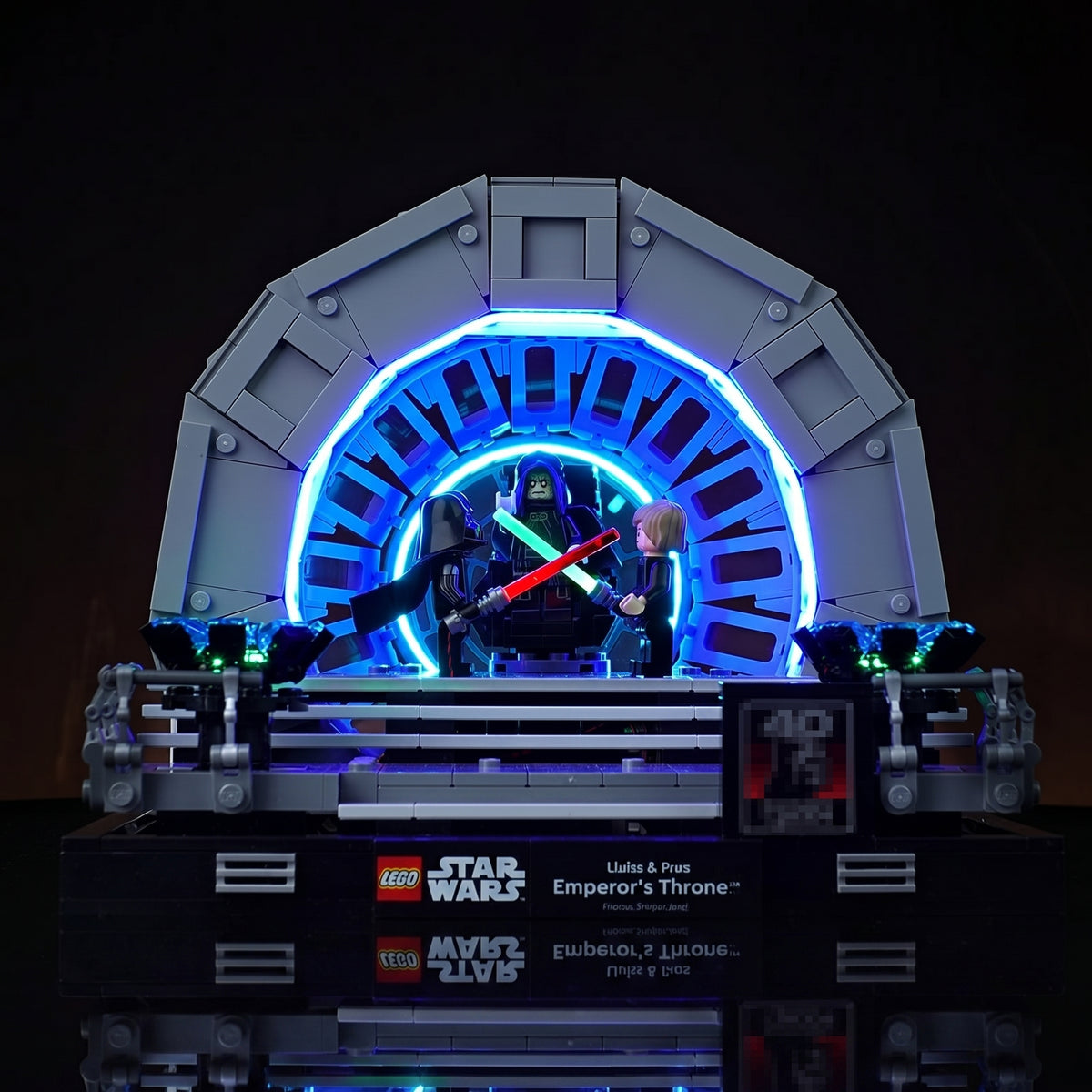 LED light kit for LEGO® Star Wars Emperor's Throne Room Diorama #75352 | Bright My Bricks
