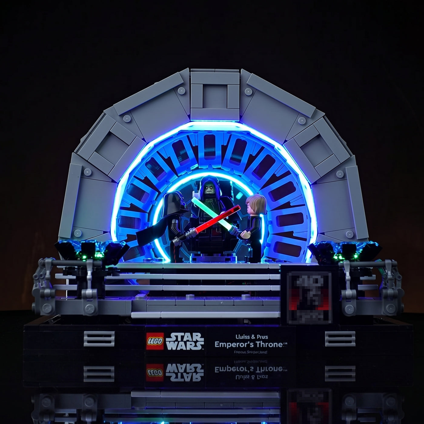 LED light kit for LEGO® Star Wars Emperor's Throne Room Diorama #75352 | Bright My Bricks