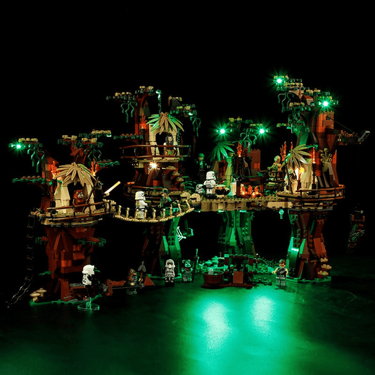 LED light kit for LEGO® Star Wars Ewok Village #10236 | Bright My Bricks