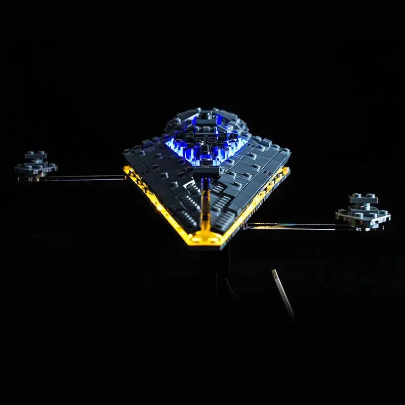display light kit for LEGO® Star Wars Executor Super Star Destroyer #75356, display lighting in a dark room