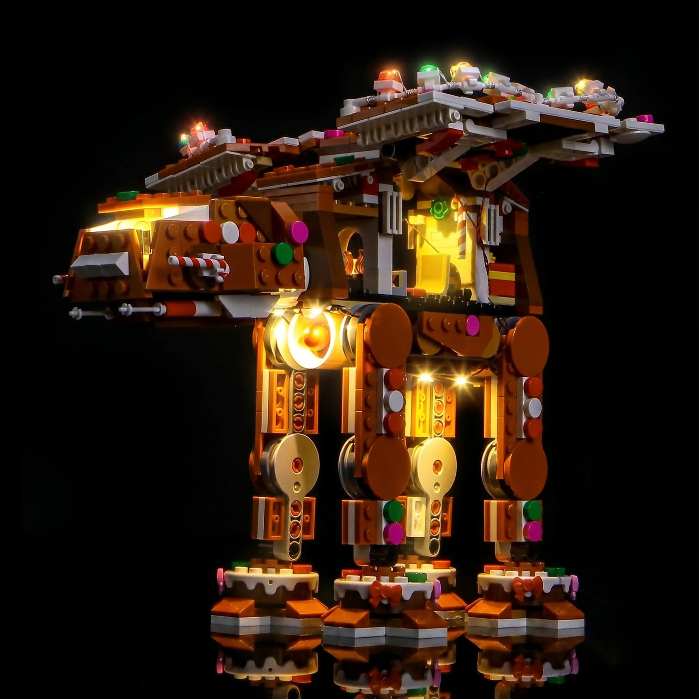 LED light kit for LEGO® Star Wars Gingerbread AT-AT Walker #40806 | Bright My Bricks