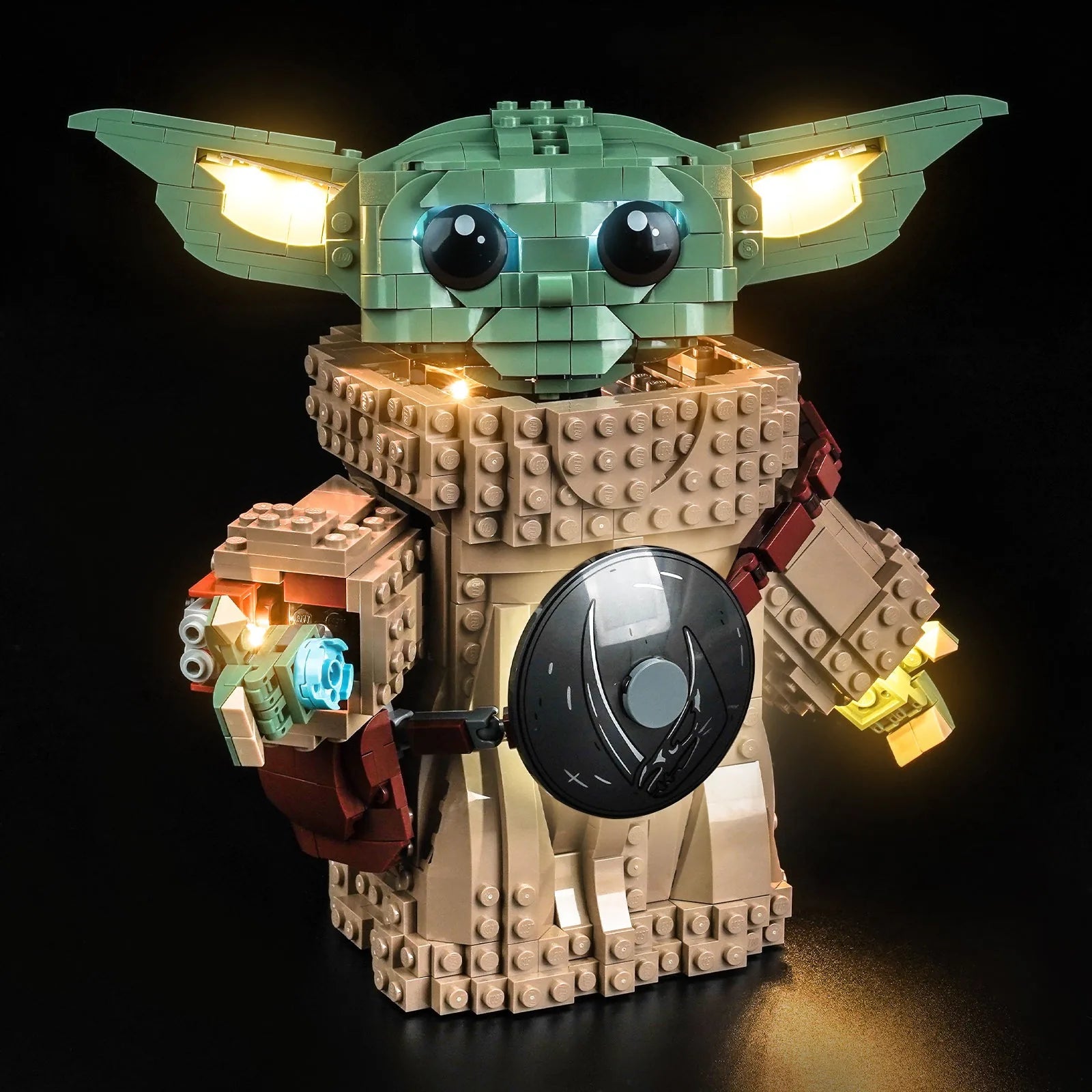 Light Kit LEGO Star Wars Grogu Mandalorian Apprentice #75446 display view