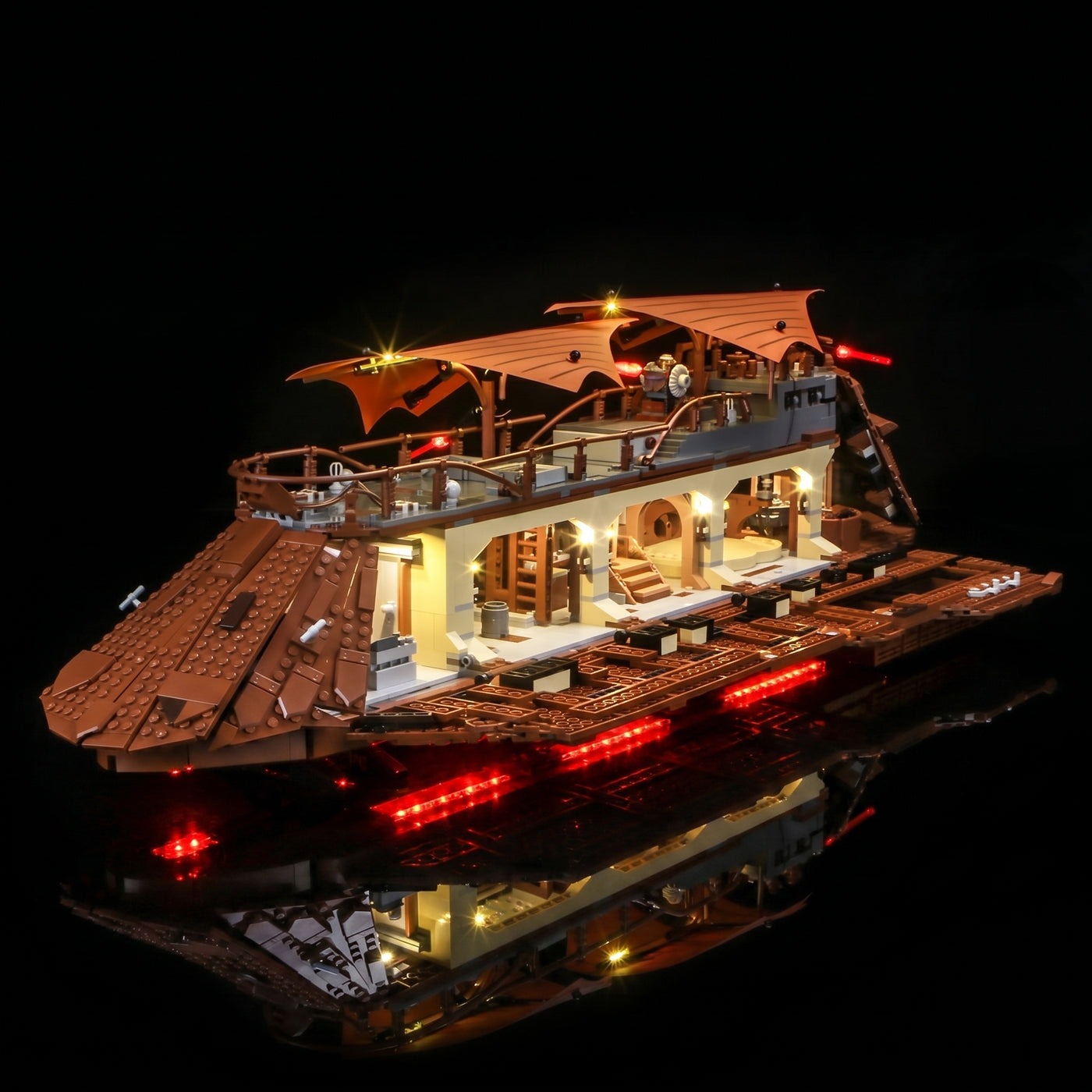 LED light kit for LEGO® Star Wars Jabba's Sail Barge #75397 | Bright My Bricks