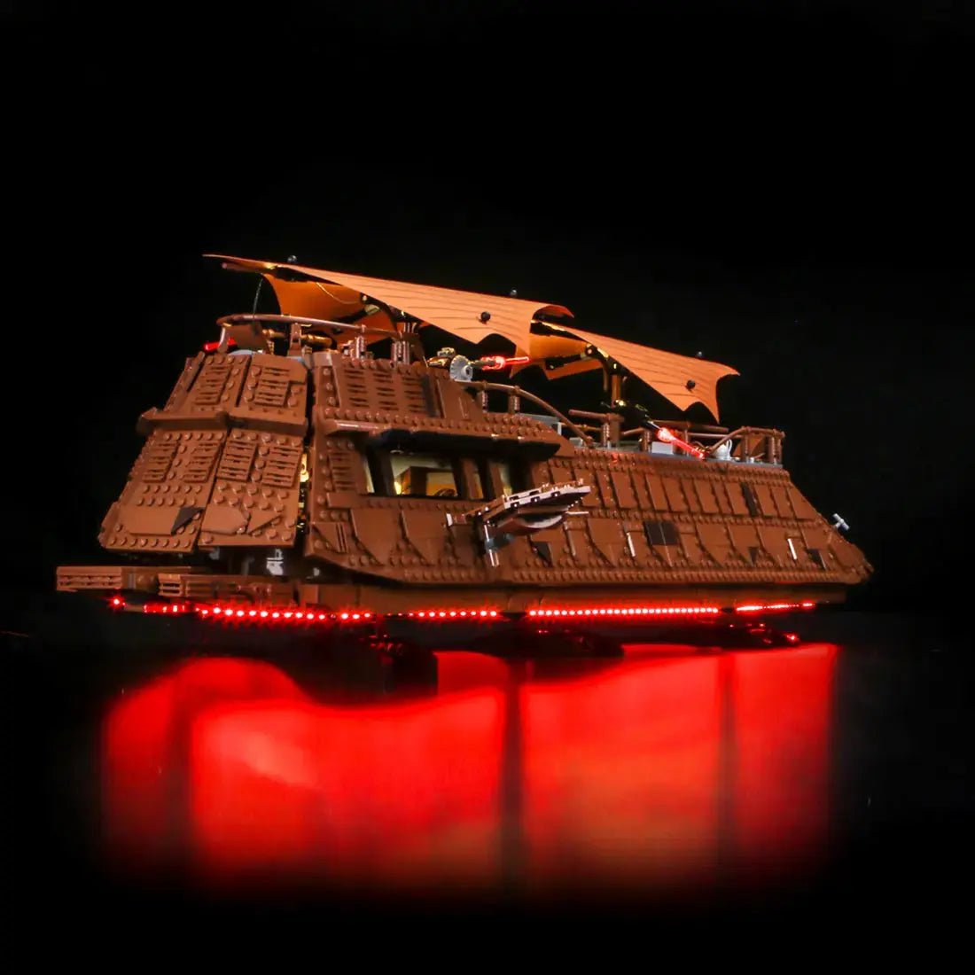 LEGO Star Wars Jabba's Sail Barge #75397 LED lighting detail