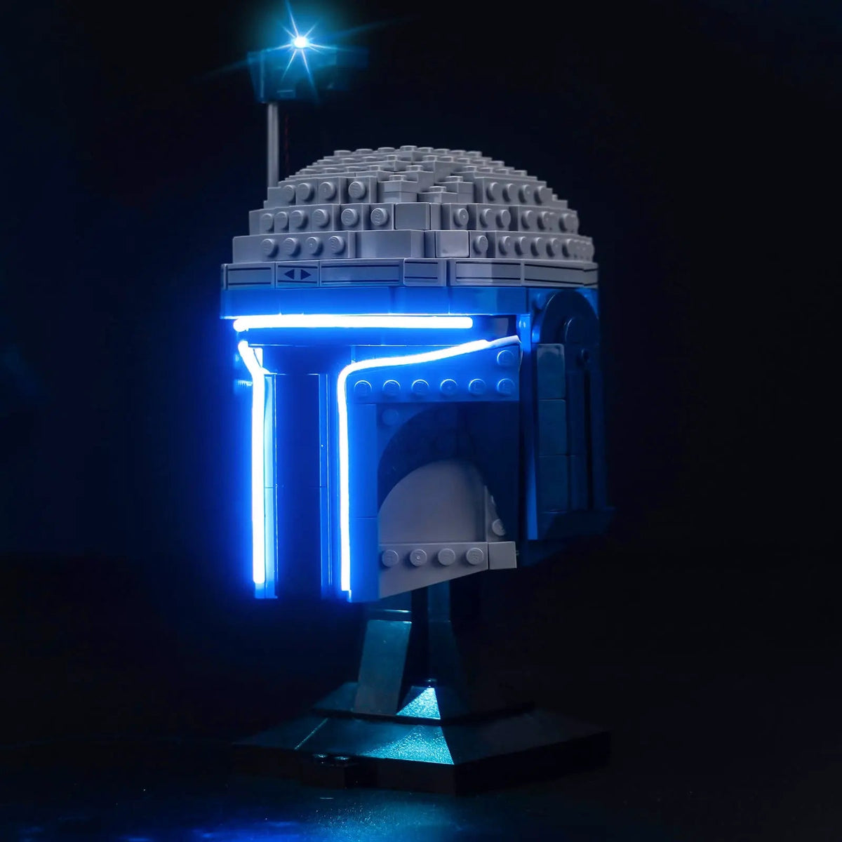 LED light kit for LEGO® Star Wars Jango Fett Helmet #75408 | Bright My Bricks