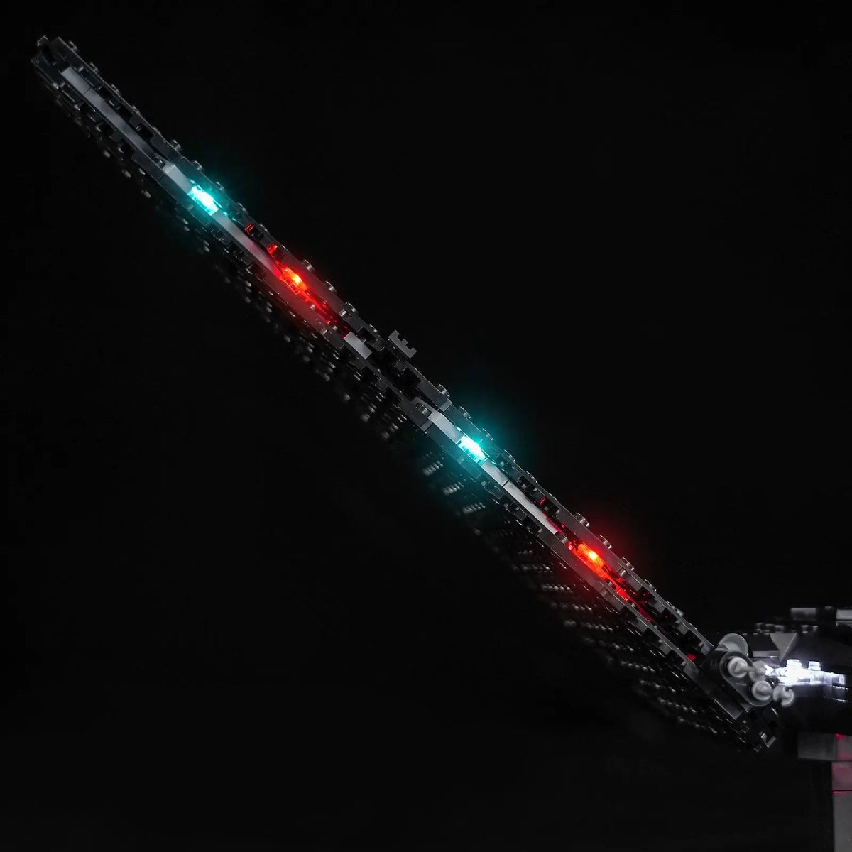 LEGO® Star Wars Kylo Ren’s Command Shuttle #75406 — LED kit powered on (DIY LED light kit)