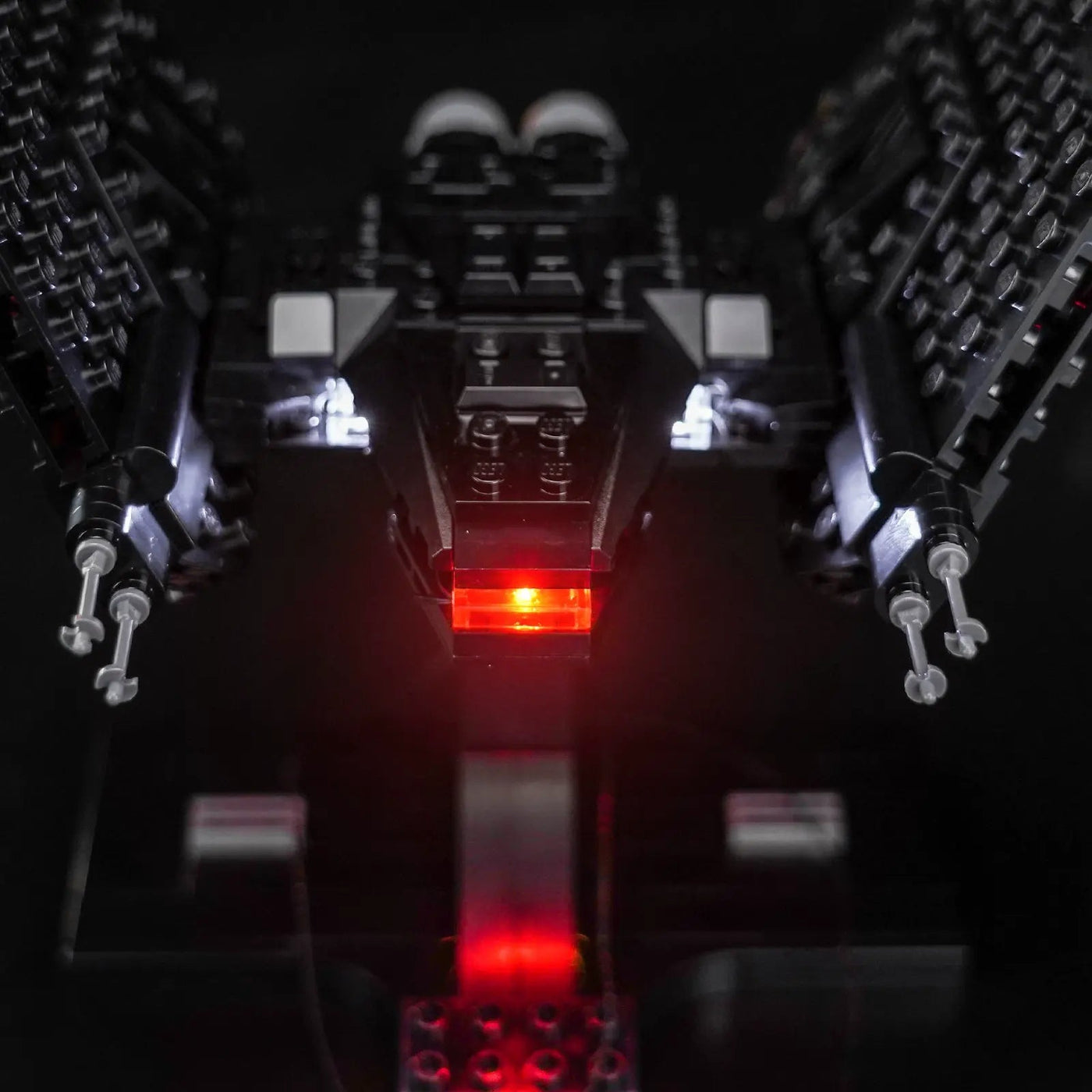 LED strips and bricks detail: Bright My Bricks LED light kit for LEGO® Star Wars Kylo Ren’s Command Shuttle #75406