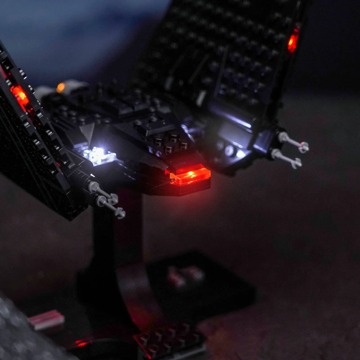 LEGO® Star Wars Kylo Ren’s Command Shuttle #75406 — LED kit powered on (display light kit)