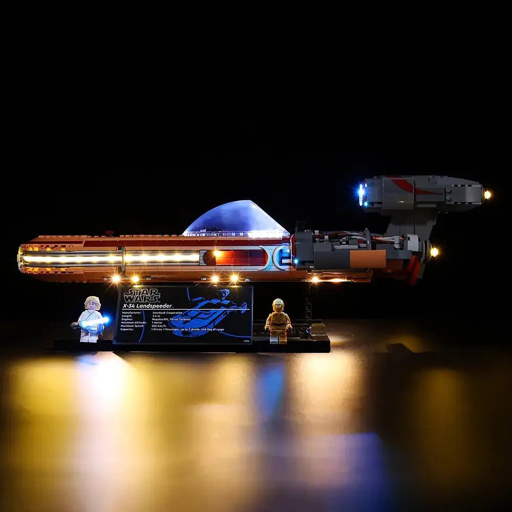 Light Kit for LEGO Luke Skywalker's Landspeeder 75341 - Bright My Bricks