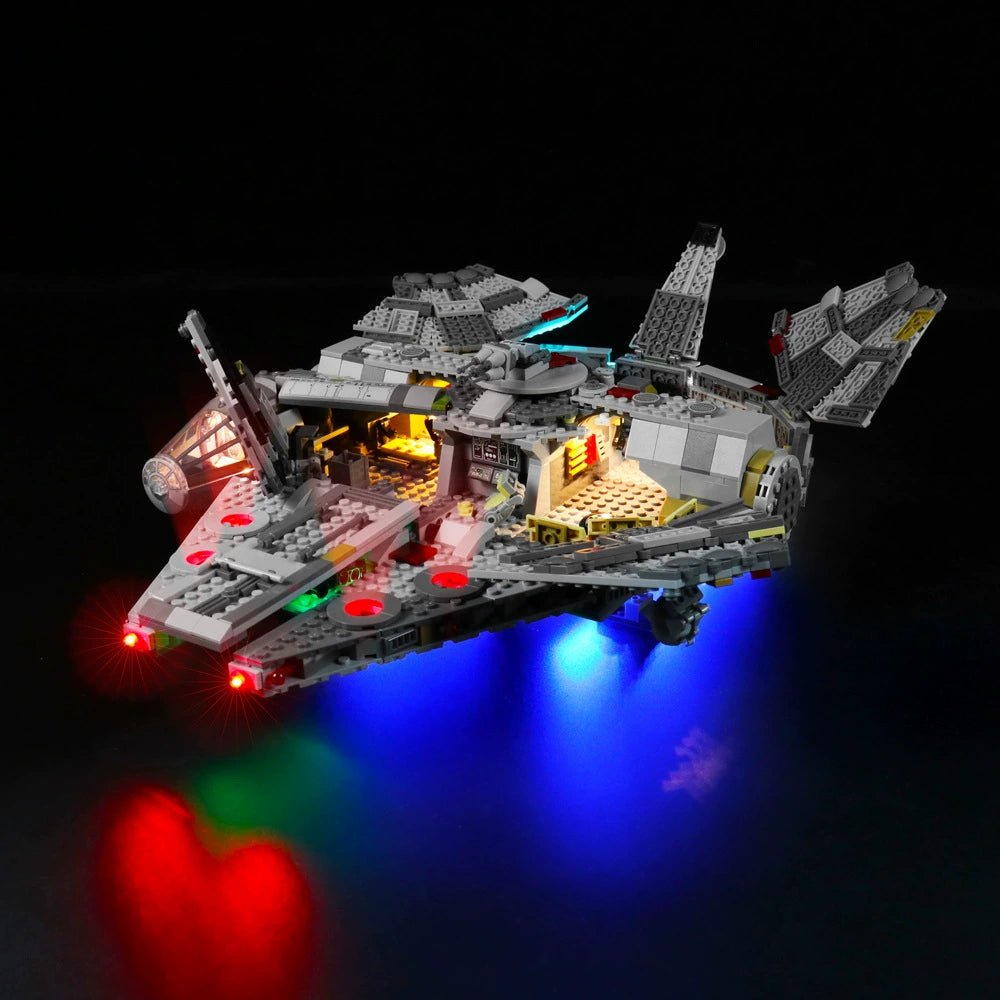 LEGO Star Wars Millennium Falcon #75257 LED lighting detail