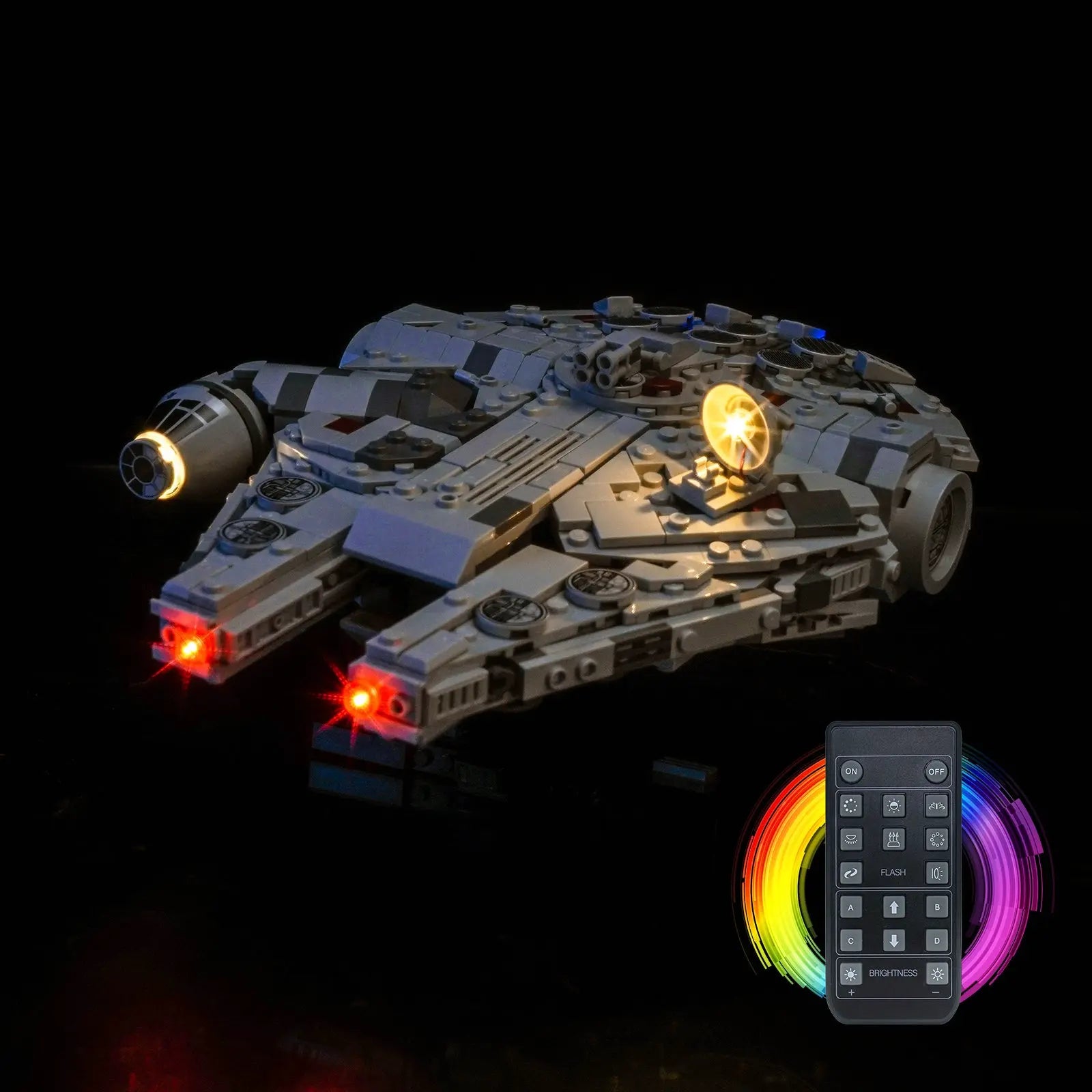 Light Kit for LEGO Star Wars Millennium Falcon #75375 - Bright My Bricks